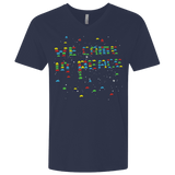 We came in peace Men's Premium V-Neck