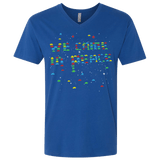 We came in peace Men's Premium V-Neck
