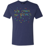 T-Shirts Vintage Navy / S We came in peace Men's Triblend T-Shirt