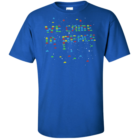 T-Shirts Royal / XLT We came in peace Tall T-Shirt