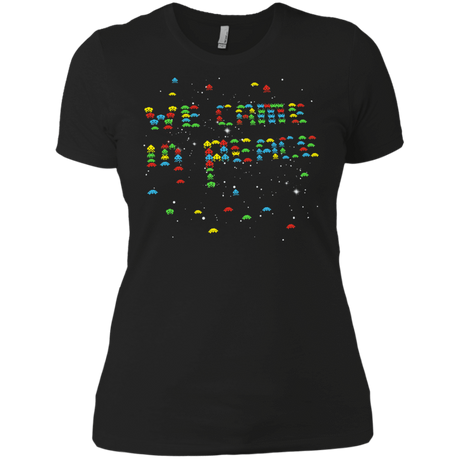 T-Shirts Black / X-Small We came in peace Women's Premium T-Shirt