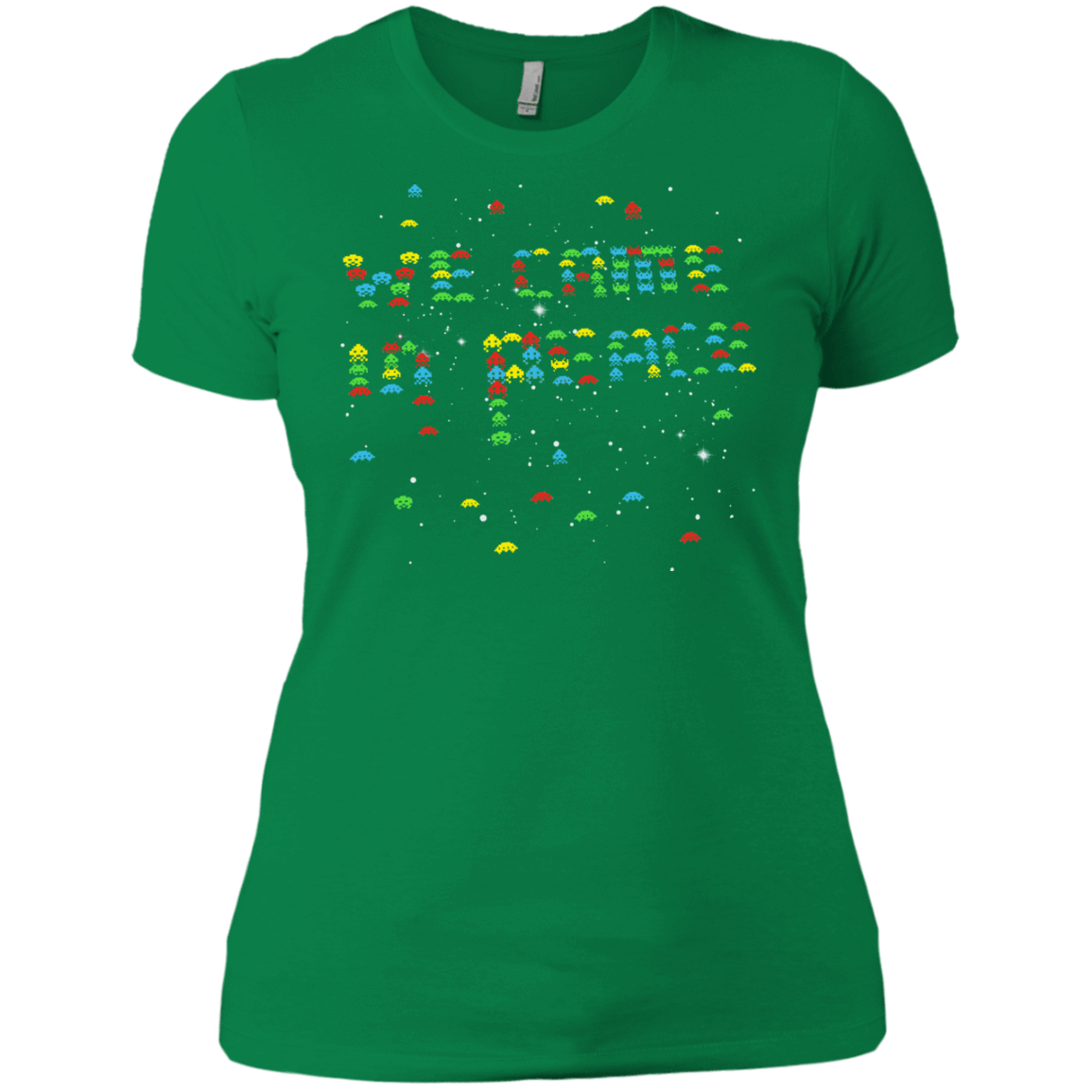 T-Shirts Kelly Green / X-Small We came in peace Women's Premium T-Shirt
