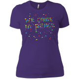 T-Shirts Purple Rush/ / X-Small We came in peace Women's Premium T-Shirt