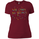 T-Shirts Scarlet / X-Small We came in peace Women's Premium T-Shirt