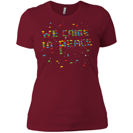 T-Shirts Scarlet / X-Small We came in peace Women's Premium T-Shirt