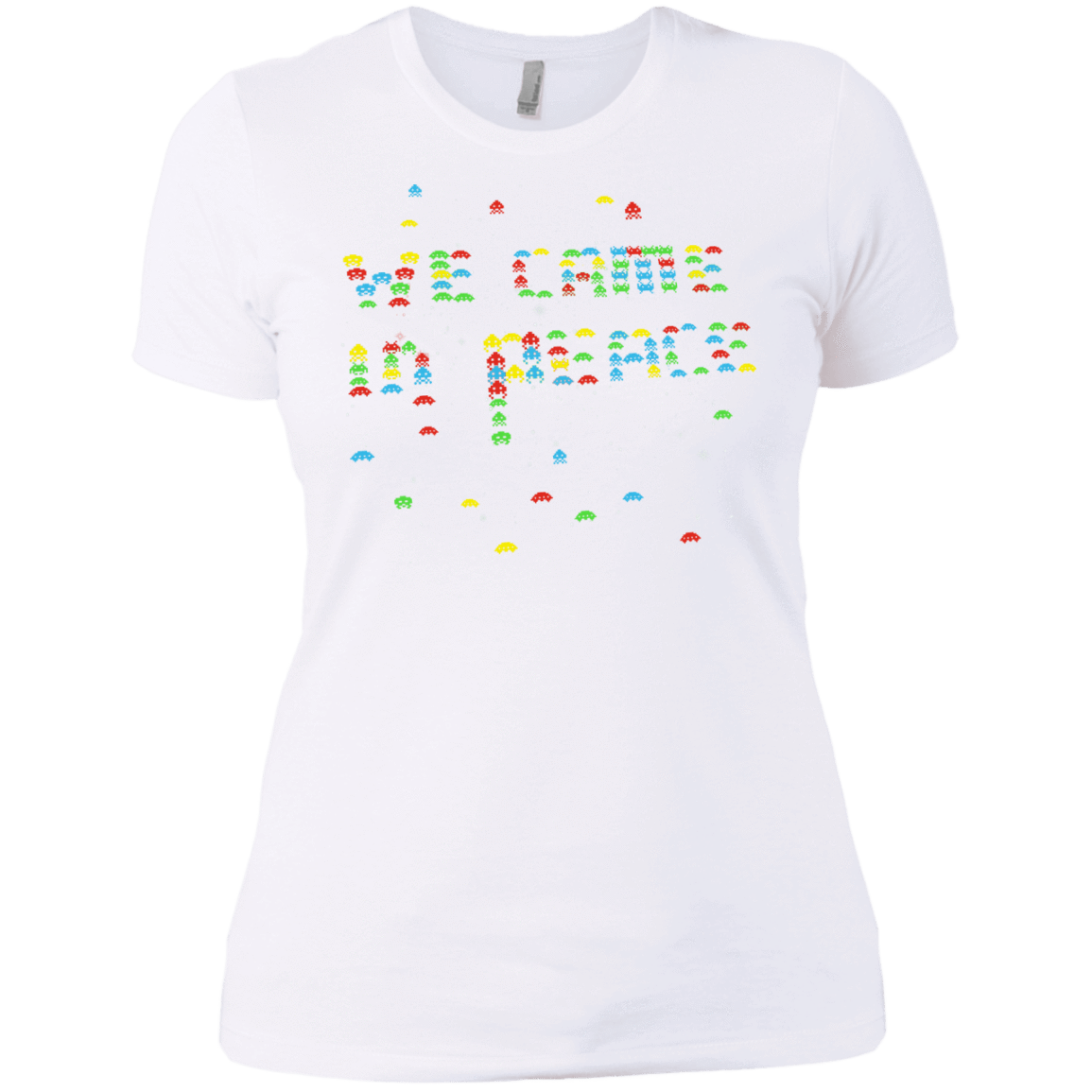 T-Shirts White / X-Small We came in peace Women's Premium T-Shirt