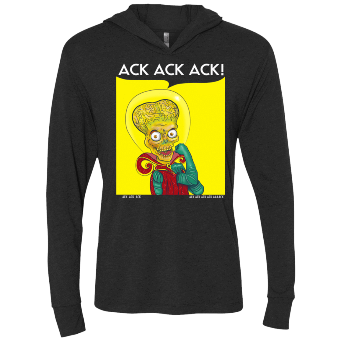 T-Shirts Vintage Black / X-Small We Can Ack Ack Ack Triblend Long Sleeve Hoodie Tee