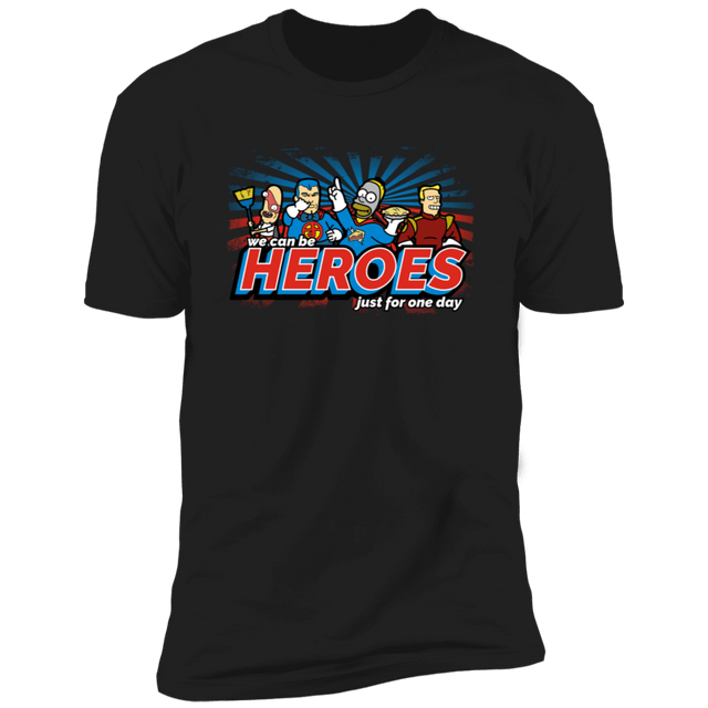 T-Shirts Black / X-Small We Can Be Heroes Men's Premium T-Shirt