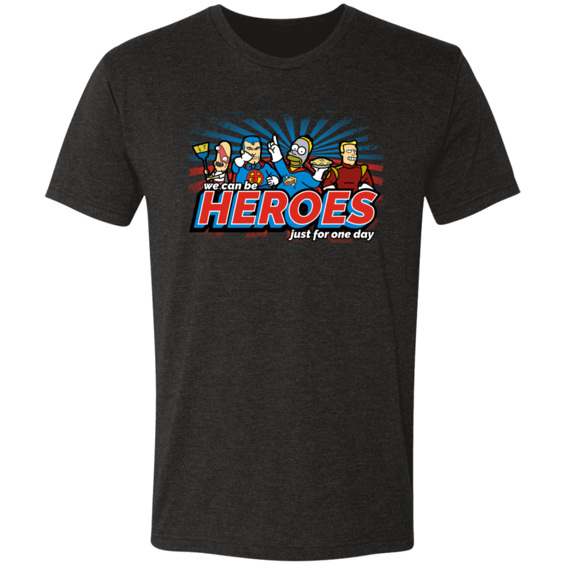 T-Shirts Vintage Black / S We Can Be Heroes Men's Triblend T-Shirt