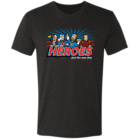 T-Shirts Vintage Black / S We Can Be Heroes Men's Triblend T-Shirt
