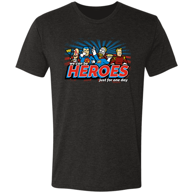 T-Shirts Vintage Black / S We Can Be Heroes Men's Triblend T-Shirt