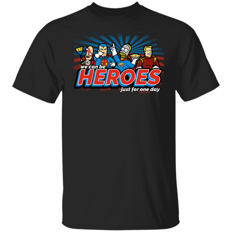 T-Shirts Black / YXS We Can Be Heroes Youth T-Shirt