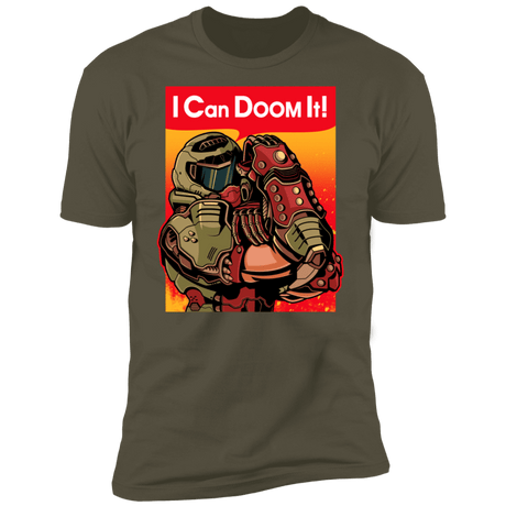 T-Shirts Military Green / S We Can Doom It Men's Premium T-Shirt