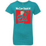 T-Shirts Tahiti Blue / YXS We Can Slash It! Girls Premium T-Shirt