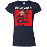 T-Shirts Navy / S We Can Slash It! Junior Slimmer-Fit T-Shirt