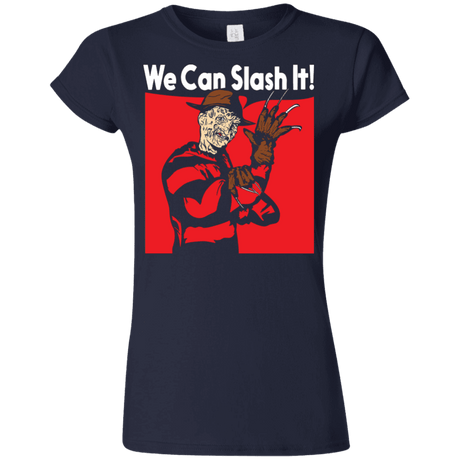 T-Shirts Navy / S We Can Slash It! Junior Slimmer-Fit T-Shirt