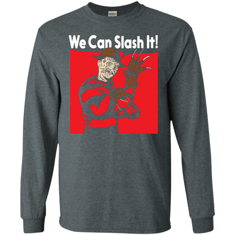 T-Shirts Dark Heather / S We Can Slash It! Men's Long Sleeve T-Shirt