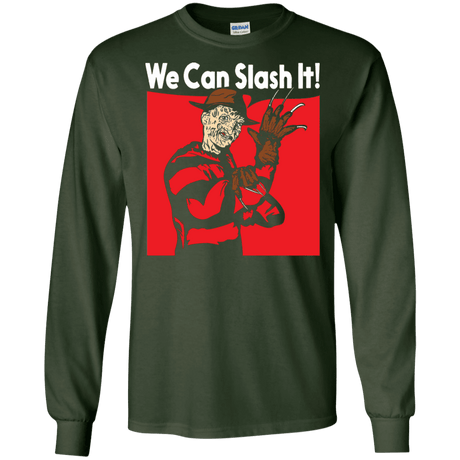 T-Shirts Forest Green / S We Can Slash It! Men's Long Sleeve T-Shirt