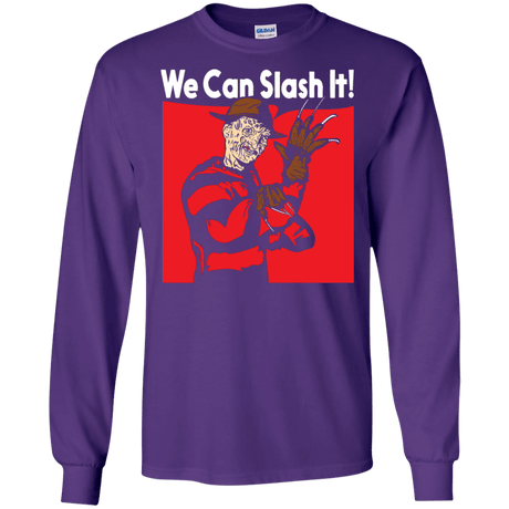 T-Shirts Purple / S We Can Slash It! Men's Long Sleeve T-Shirt