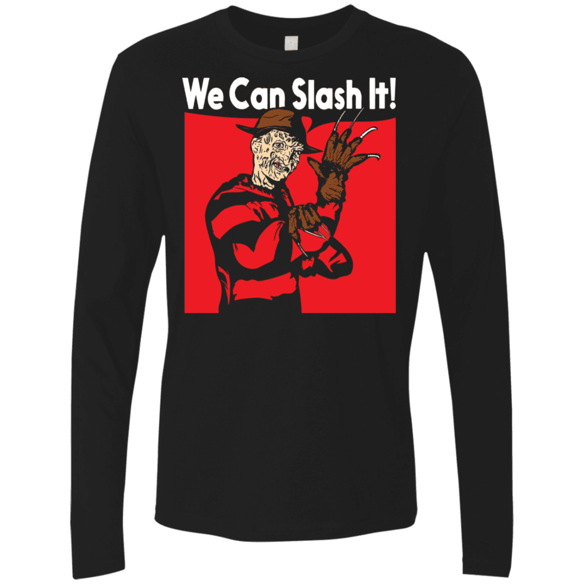 T-Shirts Black / S We Can Slash It! Men's Premium Long Sleeve