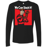 T-Shirts Black / S We Can Slash It! Men's Premium Long Sleeve