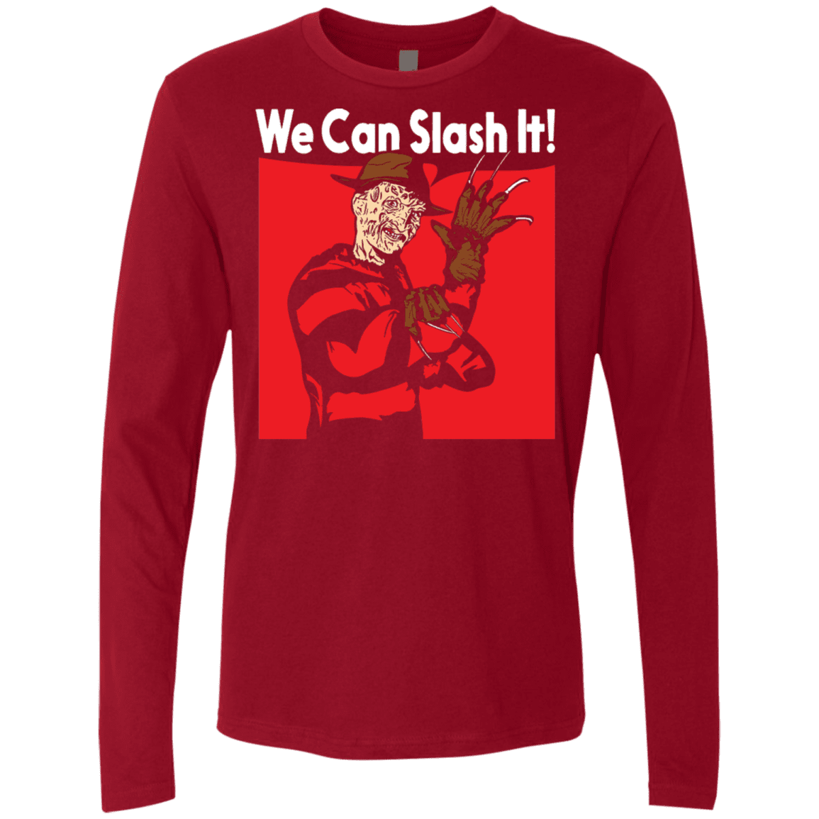 T-Shirts Cardinal / S We Can Slash It! Men's Premium Long Sleeve