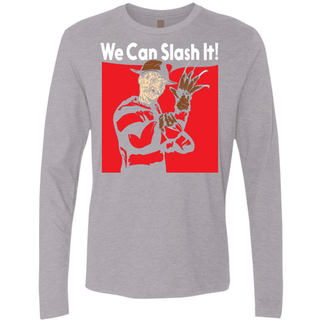 T-Shirts Heather Grey / S We Can Slash It! Men's Premium Long Sleeve