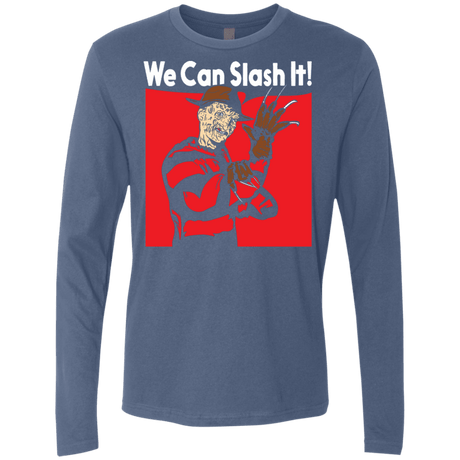 T-Shirts Indigo / S We Can Slash It! Men's Premium Long Sleeve