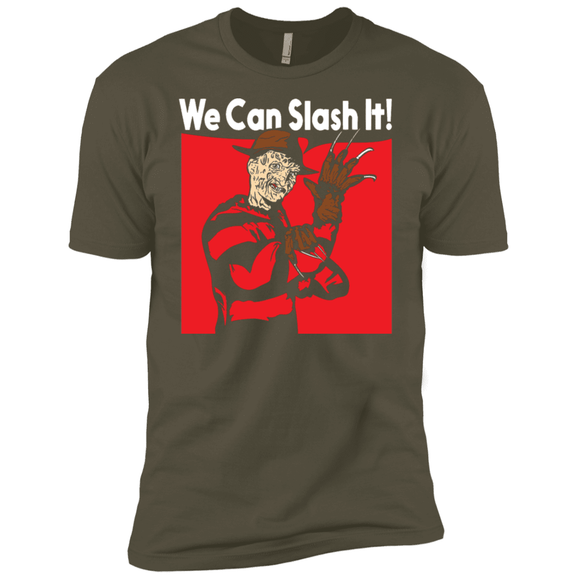 T-Shirts Military Green / X-Small We Can Slash It! Men's Premium T-Shirt