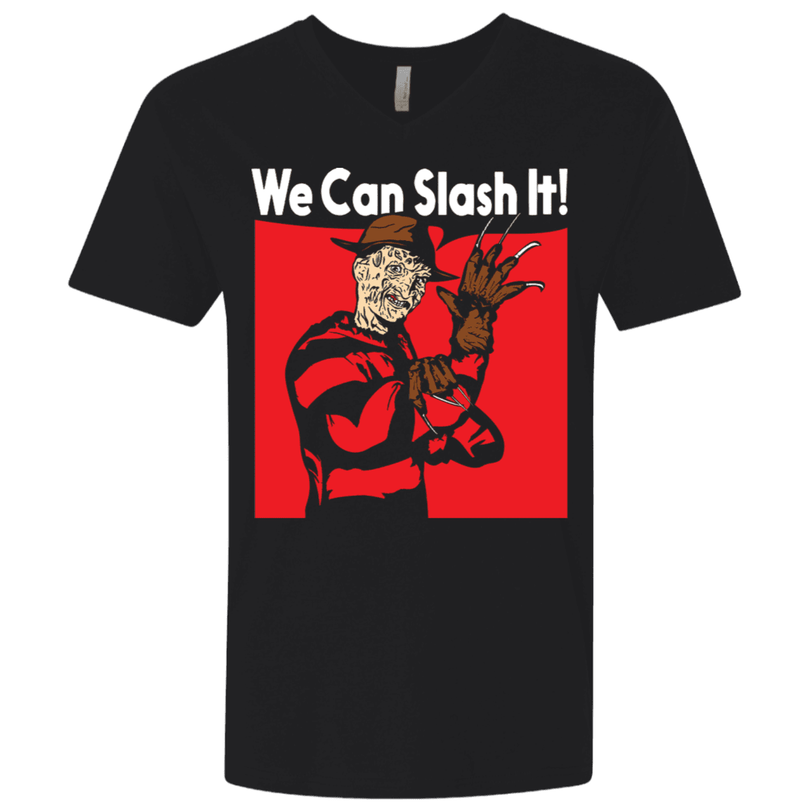 T-Shirts Black / X-Small We Can Slash It! Men's Premium V-Neck