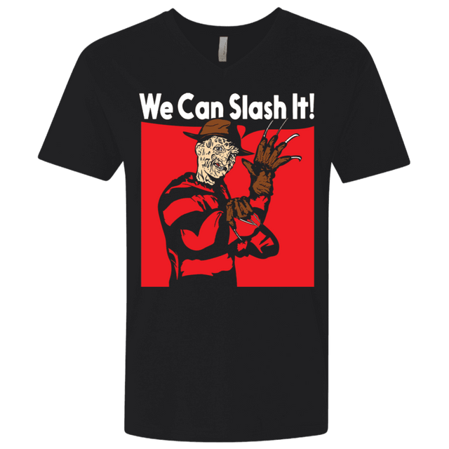 T-Shirts Black / X-Small We Can Slash It! Men's Premium V-Neck