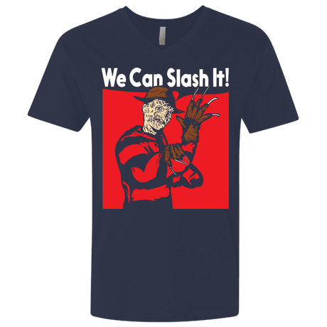T-Shirts Midnight Navy / X-Small We Can Slash It! Men's Premium V-Neck