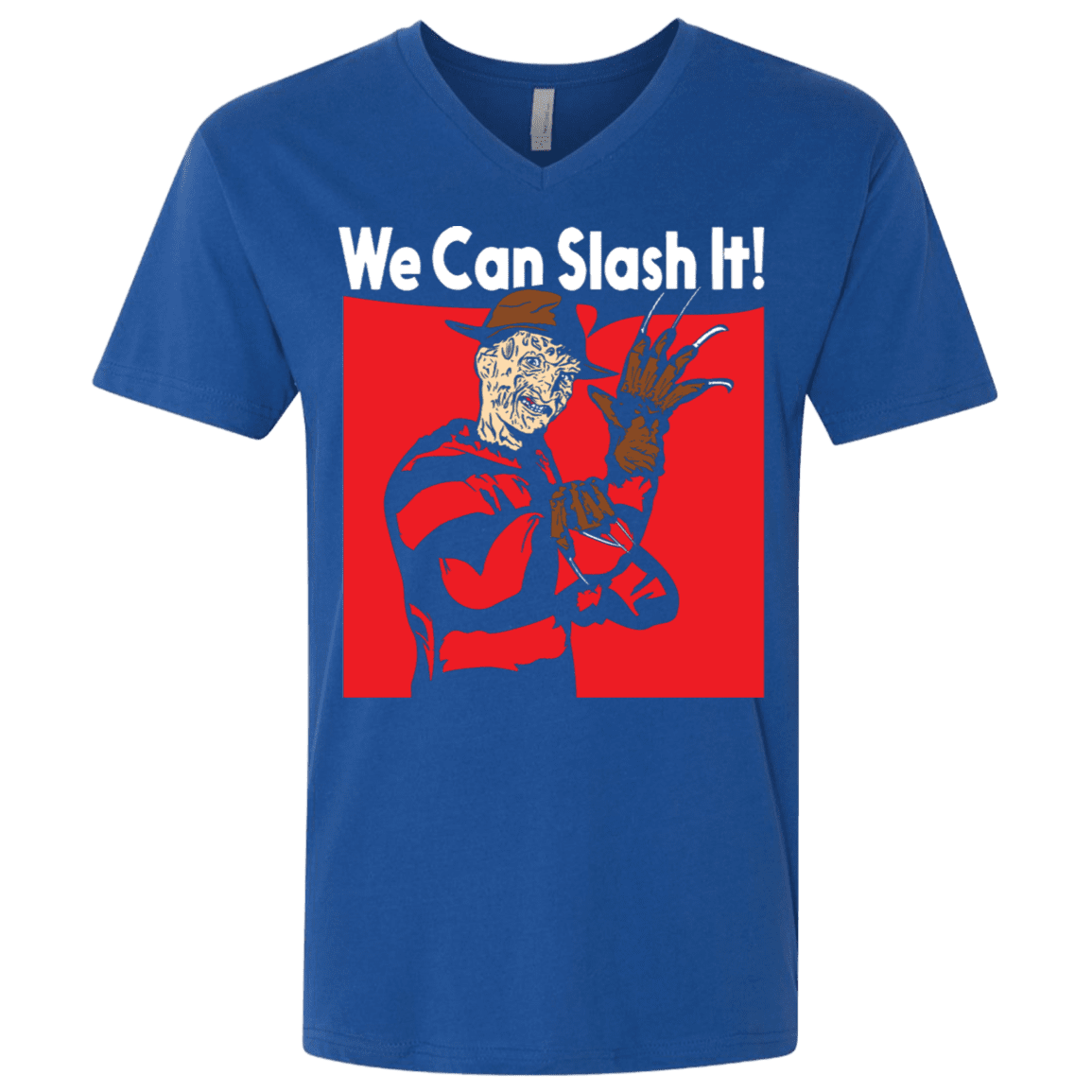 T-Shirts Royal / X-Small We Can Slash It! Men's Premium V-Neck