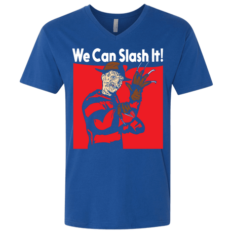 T-Shirts Royal / X-Small We Can Slash It! Men's Premium V-Neck