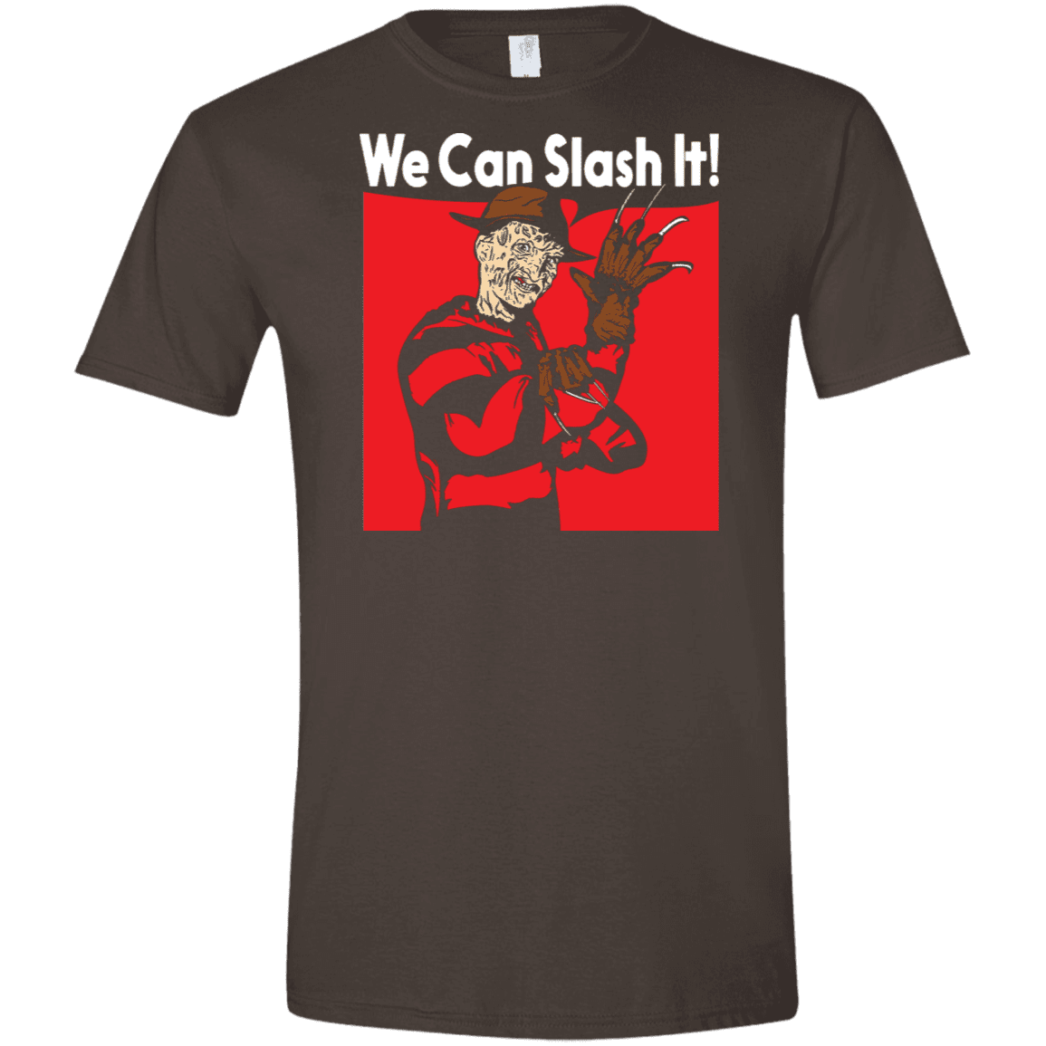 T-Shirts Dark Chocolate / S We Can Slash It! Men's Semi-Fitted Softstyle