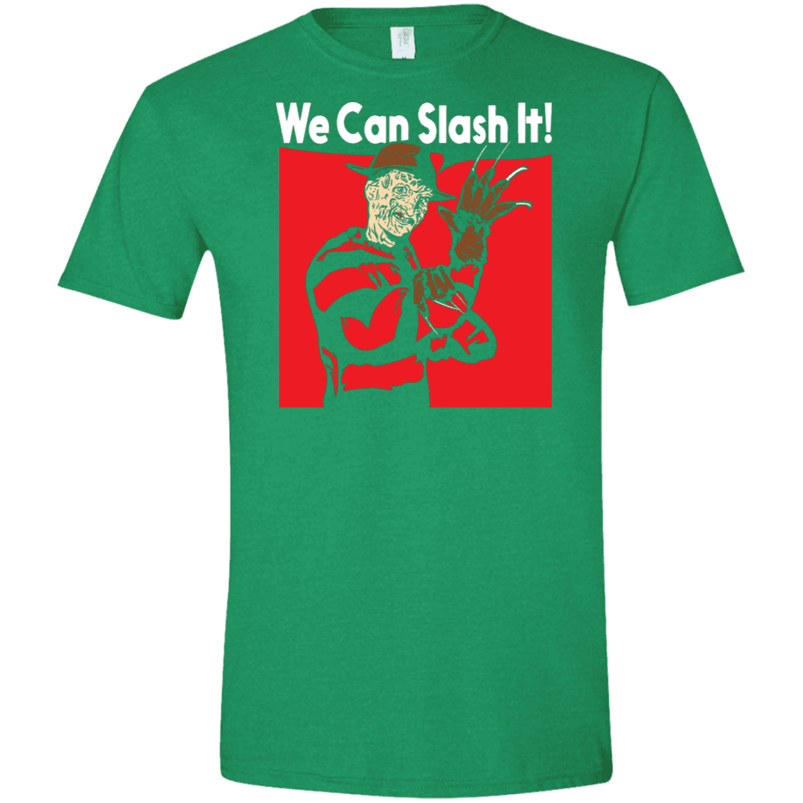 T-Shirts Heather Irish Green / S We Can Slash It! Men's Semi-Fitted Softstyle