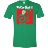 T-Shirts Heather Irish Green / S We Can Slash It! Men's Semi-Fitted Softstyle