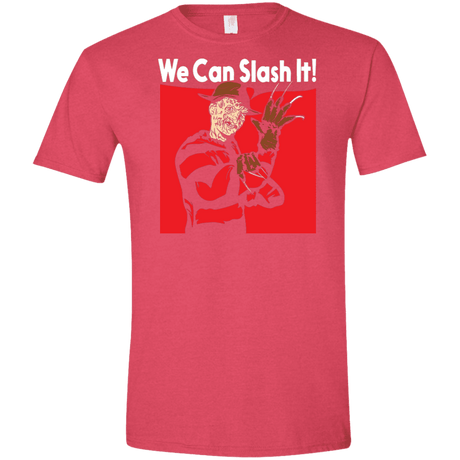 T-Shirts Heather Red / S We Can Slash It! Men's Semi-Fitted Softstyle