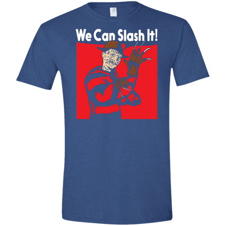 T-Shirts Heather Royal / X-Small We Can Slash It! Men's Semi-Fitted Softstyle