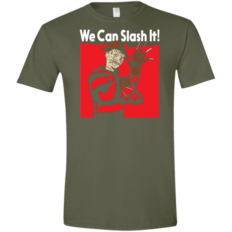 T-Shirts Military Green / S We Can Slash It! Men's Semi-Fitted Softstyle