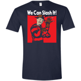 T-Shirts Navy / X-Small We Can Slash It! Men's Semi-Fitted Softstyle