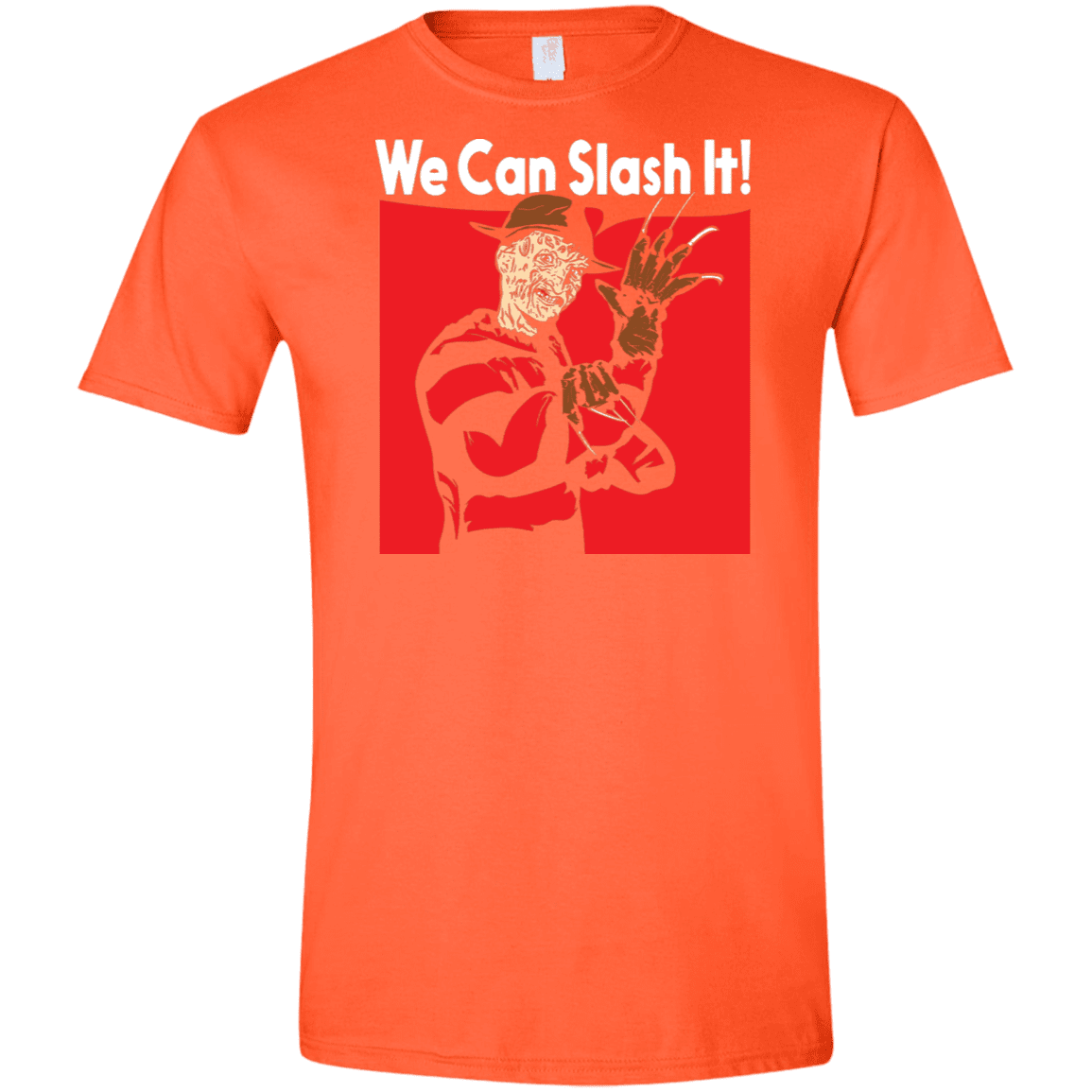 T-Shirts Orange / S We Can Slash It! Men's Semi-Fitted Softstyle