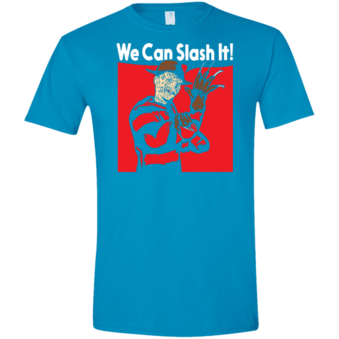 T-Shirts Sapphire / S We Can Slash It! Men's Semi-Fitted Softstyle