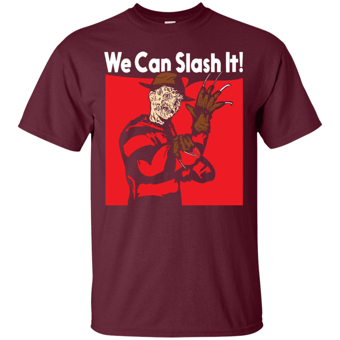 T-Shirts Maroon / S We Can Slash It! T-Shirt