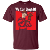 T-Shirts Maroon / S We Can Slash It! T-Shirt