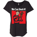 T-Shirts Vintage Black / X-Small We Can Slash It! Triblend Dolman Sleeve