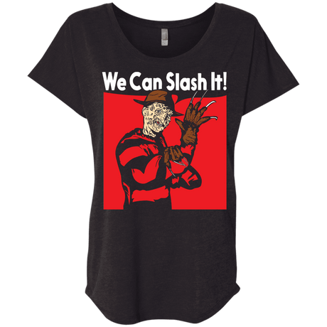T-Shirts Vintage Black / X-Small We Can Slash It! Triblend Dolman Sleeve