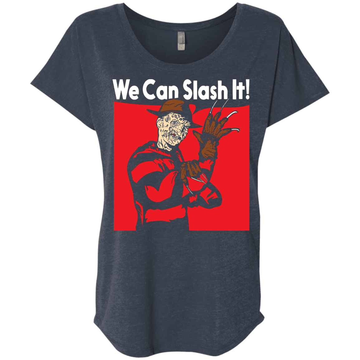 T-Shirts Vintage Navy / X-Small We Can Slash It! Triblend Dolman Sleeve