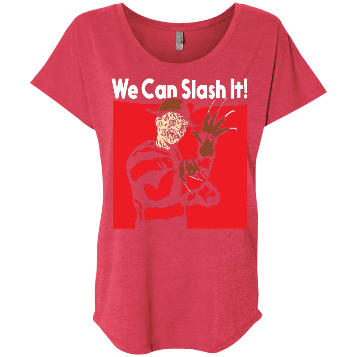 T-Shirts Vintage Red / X-Small We Can Slash It! Triblend Dolman Sleeve