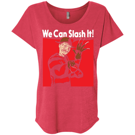 T-Shirts Vintage Red / X-Small We Can Slash It! Triblend Dolman Sleeve